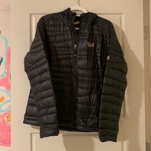 Mountain Hardwear Ghost Whisperer Hooded Jacket sz L Black